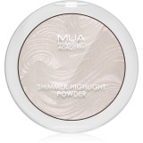 MUA Makeup Academy Shimmer Pudra compacta ce ofera luminozitate culoare Peach Diamond 8 g