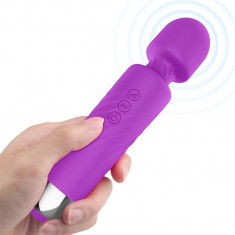 Vibrator femei Masaj Magic Wand 20 Moduri Vibratii+8 Intensitati de Viteza MOV