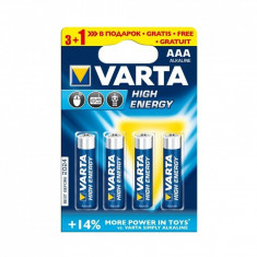 Baterii Varta Alcaline R3 AAA, 4 buc foto