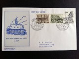 Plic prima zi FDC Danemarca 1975 Bygningsfrednings&aring;ret Arhitectură istorică - A583