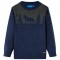 Pulover pentru copii tricotat, bleumarin, 104
