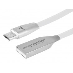 Cablu De Incarcare Si Sincronizare, 120 Cm, Usb&amp;gt; Micro Usb, Alb Carmotion 58632WT