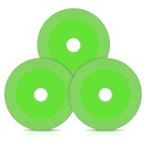Set 3 discuri de taiere, Pentru polizor unghiular, Verde