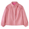 Bluză pentru copii cu m&acirc;neci bufante, roze antichizat, 140