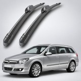 Cumpara ieftin Stergatoare Auto TeamCar Flat Set Fata Opel Astra H Caravan (2004-2010) Side Pin 550mm+450mm