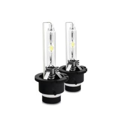 Set 2 becuri auto D2S, putere 35W, temperatura culoare 6000k, 12V, Xenon, fluxul luminos 3800 lumeni, consum redus de energie, negru foto