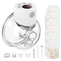 Pompa de S&acirc;n Electrică Portabilă &ndash; 2 Moduri, 9 Intensități, Silențioasă și Ușor de Utilizat