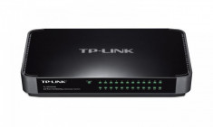 Switch TP-Link TL-SF1024M, 24 porturi 10/100Mbps, platic foto