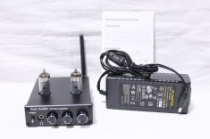 Amplificator stereo FOSI Audio T20 cu tuburi lampi bluetooth 50W RMS X 2 (4 ohms, 20 Hz - 20 kHz, 0.04% THD) + sursa alimentare