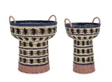 Cumpara ieftin Set 2 cosuri decorative hartie multicolora Kya &Oslash;28x38h; &oslash;36x39h