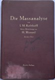 J.M. Kolthoff , H. Menzel Die Theoretischen Grundlagen der Massanalyse, 1931, Berlin
