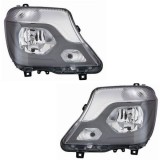 Set Mercedes Sprinter Facelift W906 2014-2019 Faruri Electric cu Motor Microbuze Dreapta Stanga Lampa