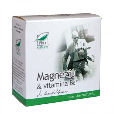 Magneziu si Vitamina B6 Medica 60cps foto