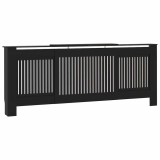 Cumpara ieftin Masca pentru calorifer, negru, 205 cm, lemn prelucrat
