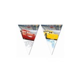 Ghirlanda petrecere din 9 stegulete model masinute (Cars 3) 2.3M