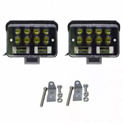 Set 2 x Proiector auto LED off road, 126W, 3200LM, 2 faze foto