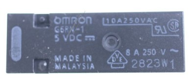 5VDC 8A-250VAC RELAIS, 1 WECHSLER G6RN-1-5VDC OMRON foto