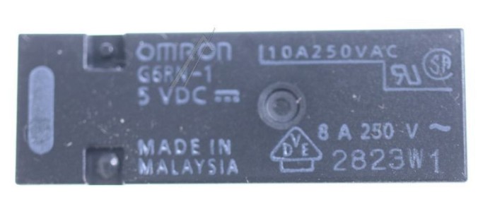 5VDC 8A-250VAC RELAIS, 1 WECHSLER G6RN-1-5VDC OMRON