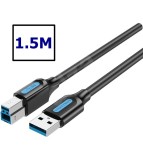 Cablu VENTION USB 3.0 A Tata la B Tata-Lungime 1.5 Metri