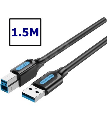 Cablu VENTION USB 3.0 A Tata la B Tata-Lungime 1.5 Metri foto