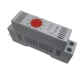Termostat pe sina 1 modul contact NC pentru incalzire controlul rezistentei -10-+80 C 10(2)A