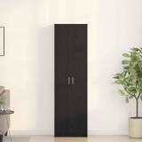 vidaXL Dulap cu raft Stejar negru 55 x 25 x 189 cm Lemn compozit
