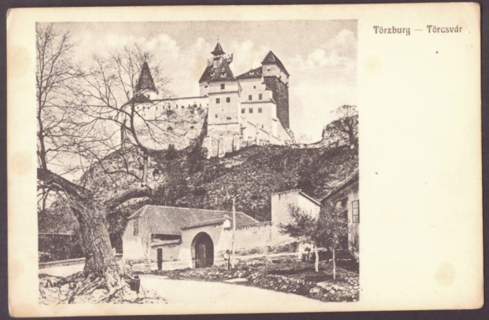 1702 - BRAN, Brasov, Dracula Castle, Romania - old postcard - unused - 1917