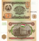 Tadjikistan 1 Rubla 1994 UNC Bancnota Asia - Necirculata