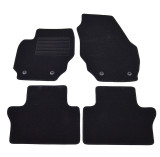 Covorase mocheta Volvo XC70 2007-2016, Volvo S80 2 2006-2016, V70 2007-2016, Negre, set de 4 bucati, Rapid