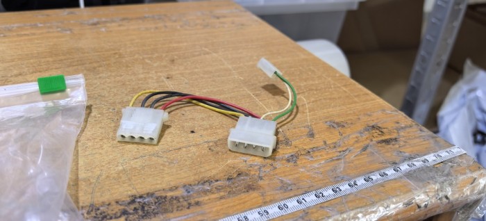 Cablu Sursa PC Molex Mama - Molex Tata si alimentare vetilator #A8756