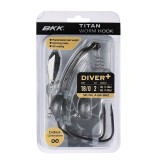 Carlige Offset BKK Titan Diver+, 2buc (Marime Carlige: Nr. 8/0)