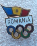 Insignă oficială originală a Jocurilor Olimpice CNO din Rom&acirc;nia