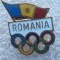 Insignă oficială originală a Jocurilor Olimpice CNO din Rom&acirc;nia