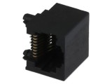 Conector MOLEX RJ45 8p8c Cat 3 unghi 90&deg; aurit THT 44620-0001