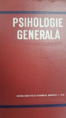 Psihologie generala A. Chircev, I. Radu foto