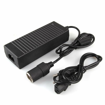 ADAPTOR PRIZA sursa TRANSFORMATOR incarcator mufa bricheta AUTO 220V la 12V 10A foto
