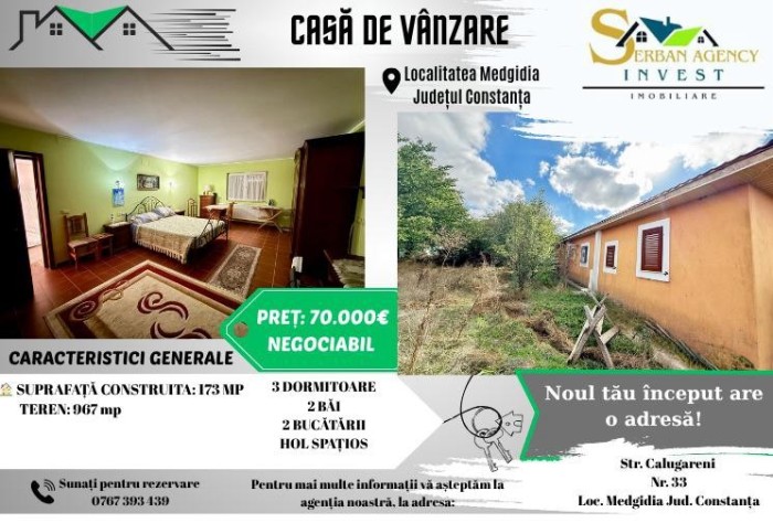 Casă de v&acirc;nzare &ndash; Valea Dacilor