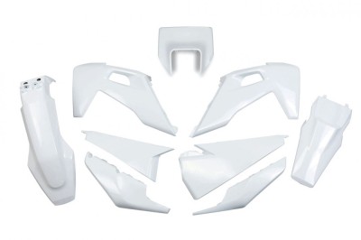 MBS Kit plastice complet Husqvarna TX-TE-FE 2020-2023, alb, Cod Produs: HUKIT623041 foto