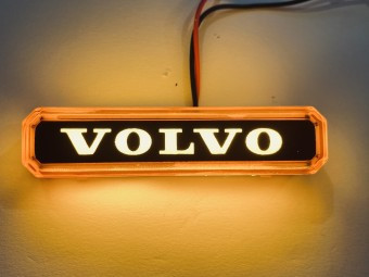 Lampa gabarit cu LOGO NEON Galben FR0260 Volvo foto