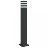 Cumpara ieftin Lampa de podea de exterior, negru, 50 cm, aluminiu