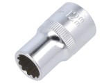 Cheie Tubulară C.K 1/2" 12mm, 12 Puncte, Oțel Crom-Vanadiu