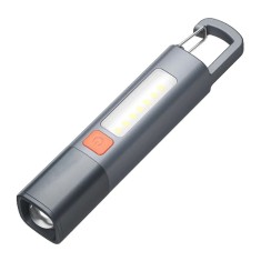 Lampa de lucru COB LED, lanternă XPE cu c&acirc;rlig camping, re&icirc;ncărcabilă prin USB,