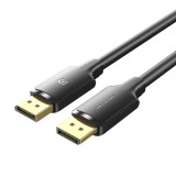 Cablu video Vention, DisplayPort(T) la DisplayPort(T), 1.5m, rezolutie maxima 4K la 60Hz, conectori auriti, cupru/argint, invelis PVC, negru, &quot;HAKBG&quot;