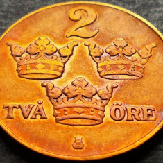 Moneda istorica 2 ORE - SUEDIA, anul 1925 *cod 5258 A