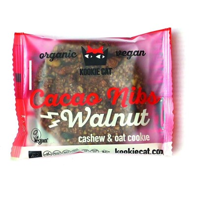 Prajiturica cu Nuci si Cacao Fara Gluten Bio 50gr Kookie Cat foto