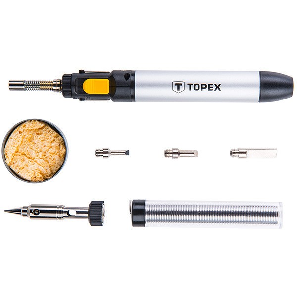 Set microtorta, ciocan de lipit cu gaz TOPEX 44E108 HardWork ToolsRange