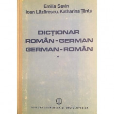 Carte Emilia Savin - Dictionar Roman-German German-Roman foto