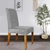 Husa Scaun Universala Gri Velur AVEX Poliester Elastan, 38-62cm