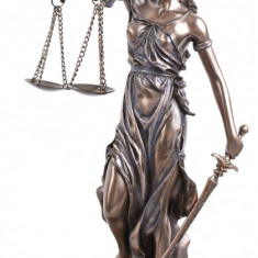Justitia - statueta din rasini cu un strat ceramic WU71832A4