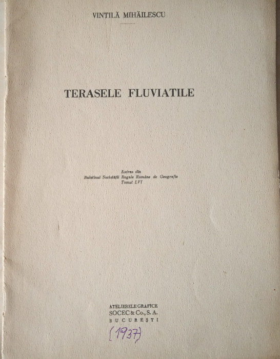 Terasele fluviatile (Vintila Mihăilescu, 1937)
